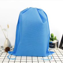 Cheap customized print small portable non woven shoes storage drawstring bag